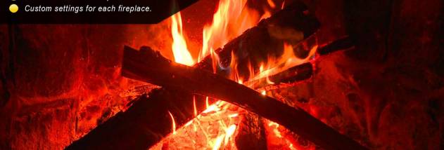 Virtual Fireplace screenshot