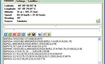 Virtual GPS screenshot