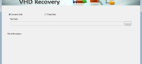 Virtual Hard Disk Recovery screenshot