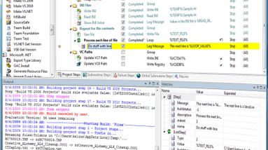 Visual Build Professional screenshot