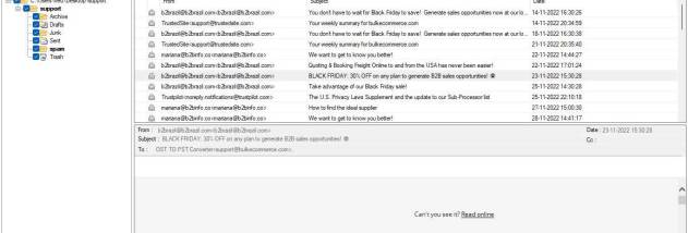 vMail MailDir Email Converter screenshot