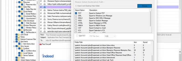 vMail MBOX File Converter screenshot