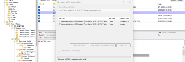 vMail MBOX to IMAP Migration screenshot