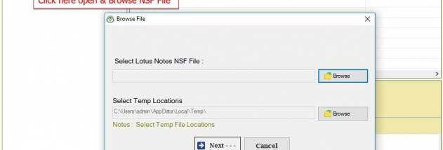 vMail NSF to PST Converter screenshot