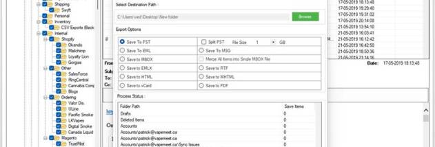 vMail OLM to MBOX Converter screenshot