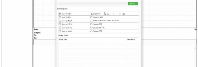 vMail OLM to PST Converter screenshot