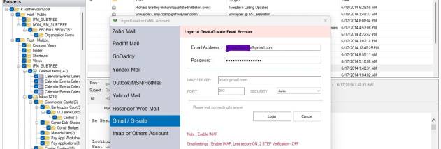 vMail OST to IMAP Migration screenshot