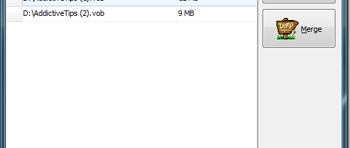 VOBMerge screenshot