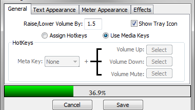 VolControl screenshot