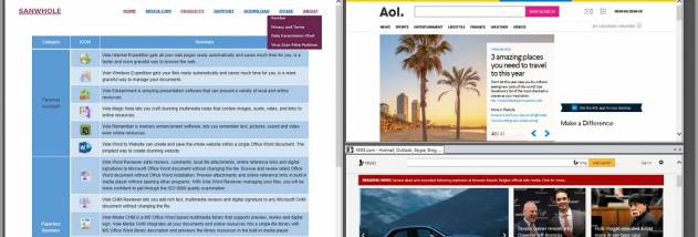 Vole Internet Expedition Portable screenshot