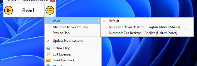 Vovsoft Clipboard Reader screenshot