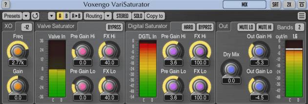 Voxengo VariSaturator screenshot
