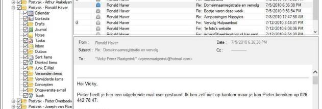 VSPL EDB to PST Converter screenshot