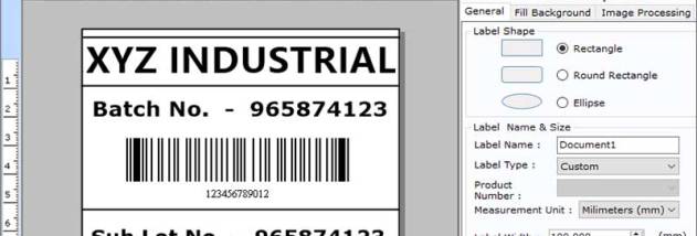 Warehouse Barcode Labeling Tool screenshot