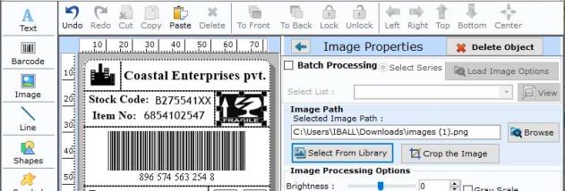 Warehouse Barcode Maker screenshot