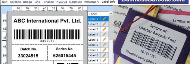 Warehouse Business Barcode Software screenshot