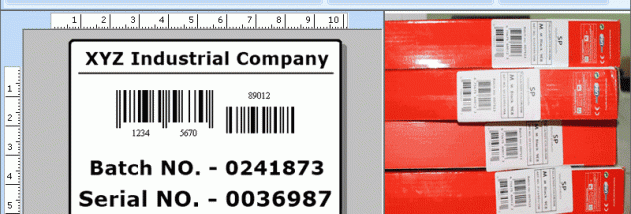 Warehouse Stock Labeling Software screenshot