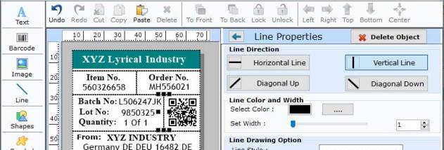 Warehousing Barcode Maker Software screenshot
