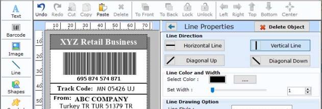 Warehousing Industry Barcode Software screenshot