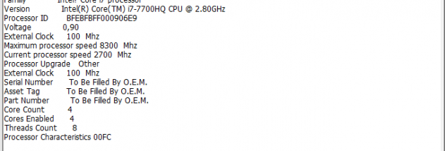 WDZ CPU Info screenshot