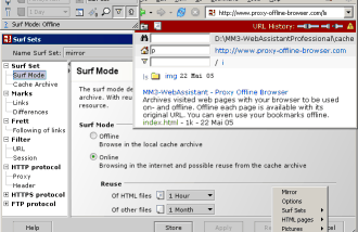 WebAssistant - Proxy Offline Browser screenshot