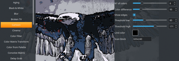 Webcamoid screenshot