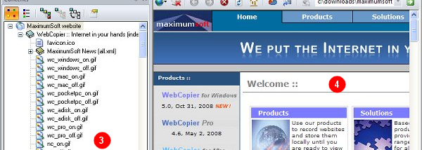 WebCopier Pro screenshot