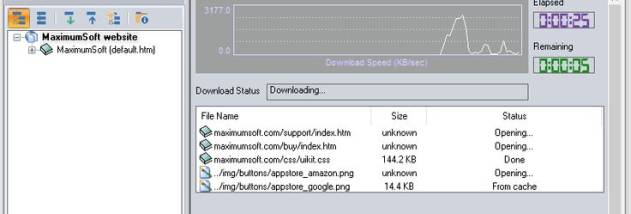WebCopier screenshot