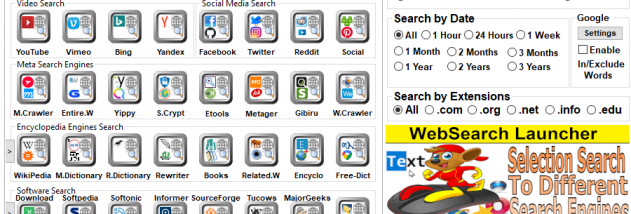Websearch Launcher screenshot