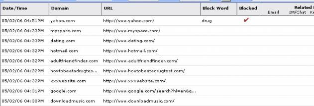 WebWatcher screenshot