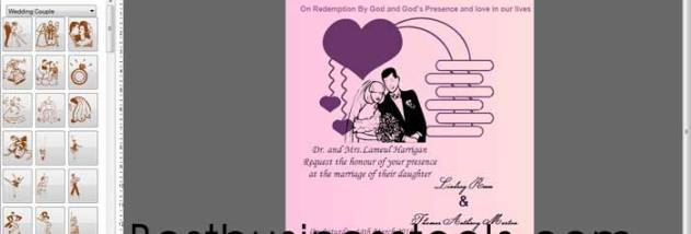 Wedding Card Designer Software screenshot
