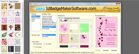 Wedding Card Designing Program screenshot