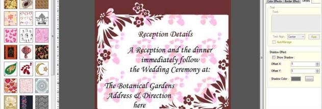 Wedding Card Making Software screenshot
