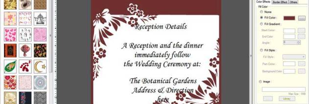 Wedding Cards Design Software screenshot