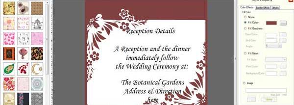Wedding Cards Maker Program screenshot