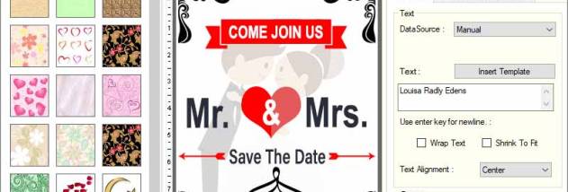 Wedding Invitation Card Printing Tool screenshot