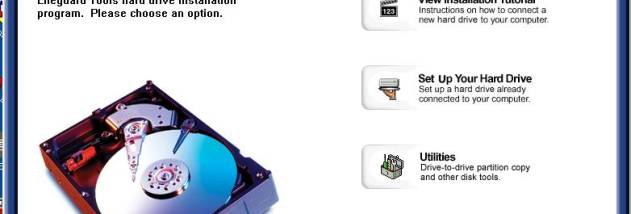 Western Digital Data Lifeguard Diagnostics screenshot