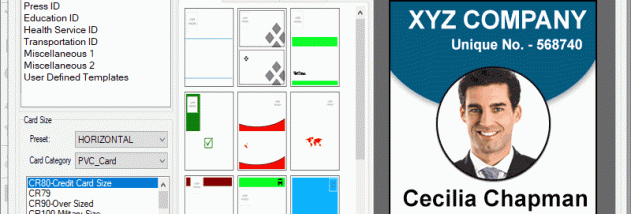 Windows Bulk ID Cards Printing Software screenshot