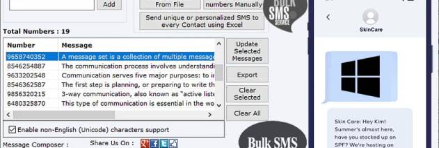 Windows Bulk SMS Service Provider screenshot