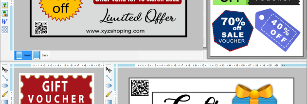 Windows Cards & Stickers Labeling Tool screenshot
