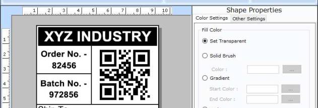 Windows Corporate Barcode Maker tool screenshot