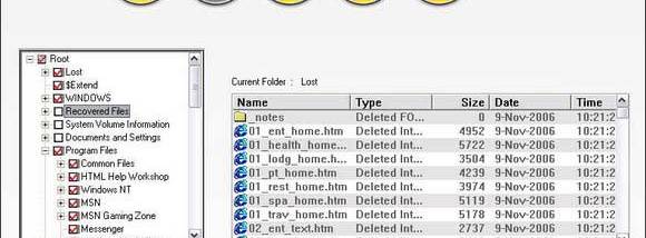 Windows Deleted Data Recovery screenshot