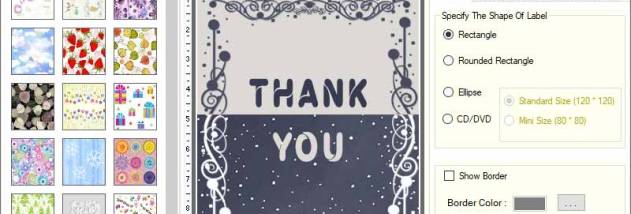 Windows Greeting Card Maker Application screenshot