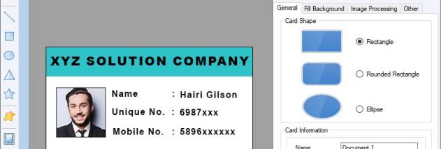 Windows Identity Card Printing Software screenshot
