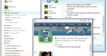 Windows Live Messenger screenshot
