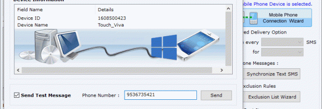 Windows Mobile Text Messaging Software screenshot