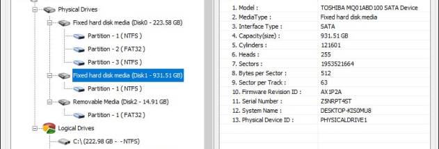 Windows NTFS Partition Recovery screenshot