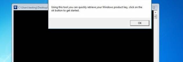 Windows Product Key Finder screenshot