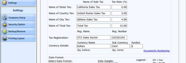 Windows Purchase Order Management Tool screenshot