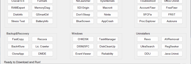 Windows Repair Toolbox screenshot
